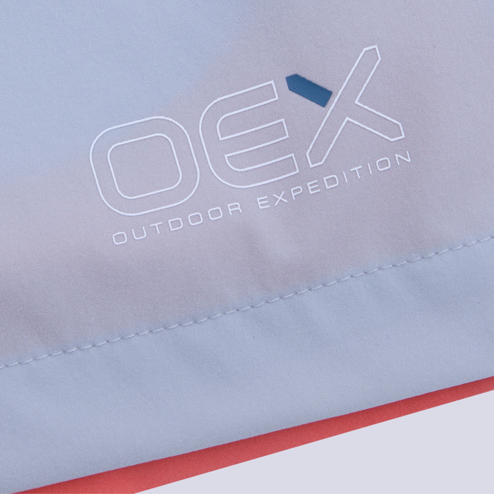 OEX Junior Flynn T-Shirt / Shorts Set - Coral/Grey