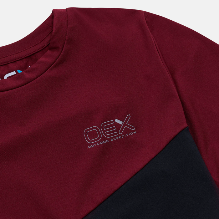 OEX Junior Flynn T-shirt / Shorts Set - Red/Black