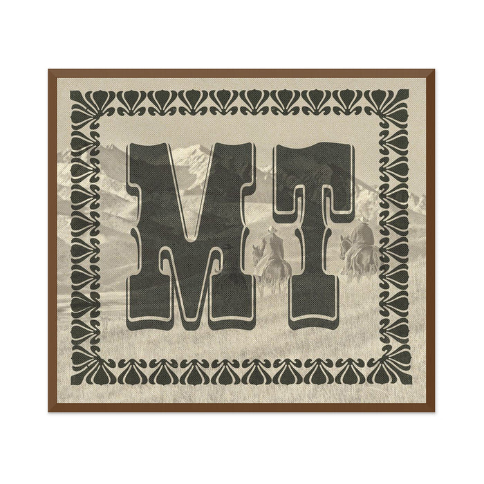 Old West Alphabet 3 Wall Art