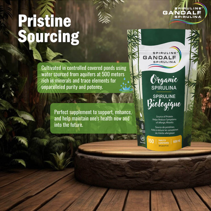 Gandalf Organic Spirulina™ 600mg Information