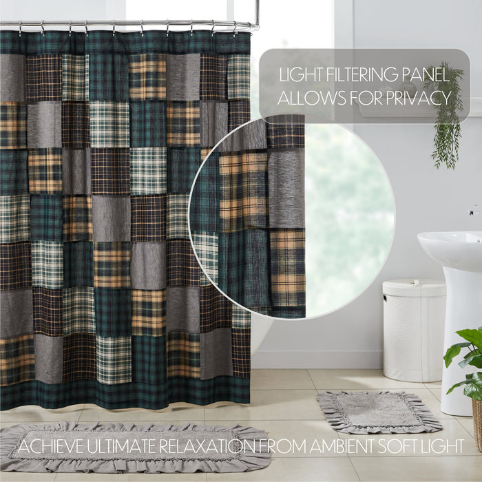 Pinehurst Patchwork Shower Curtain