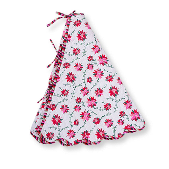 Poinsettia Tree Skirt - by Carlyle Avenue