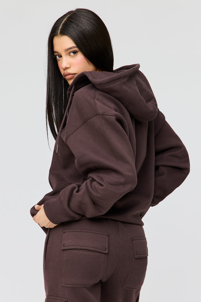 Premium Fleece Boyfriend Zip Hoodie