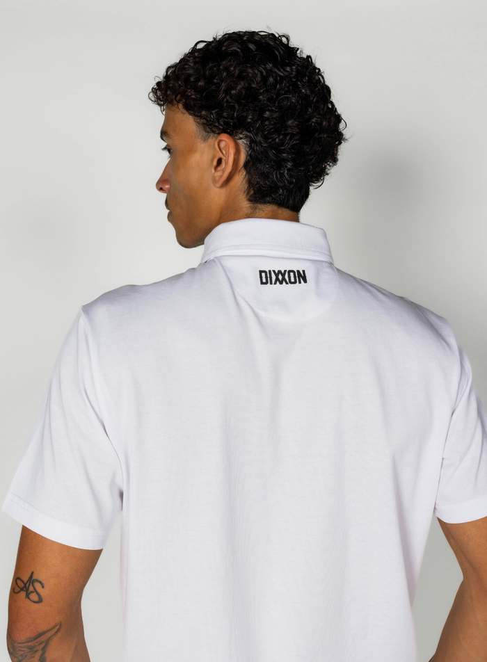 Premium Polo - White Floral