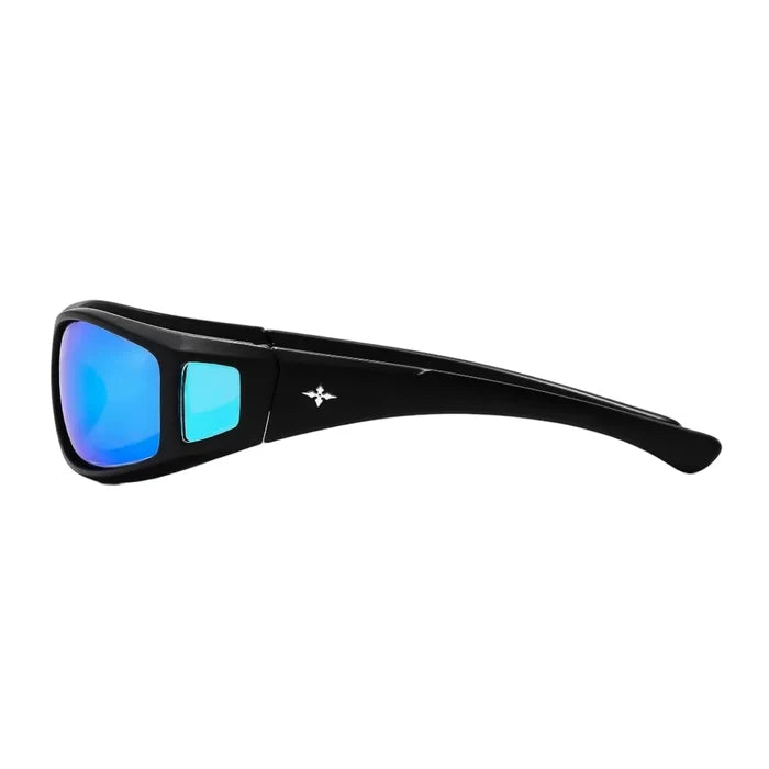 Ritual Vision Dragster Matte Black / Blue Refl Polarized