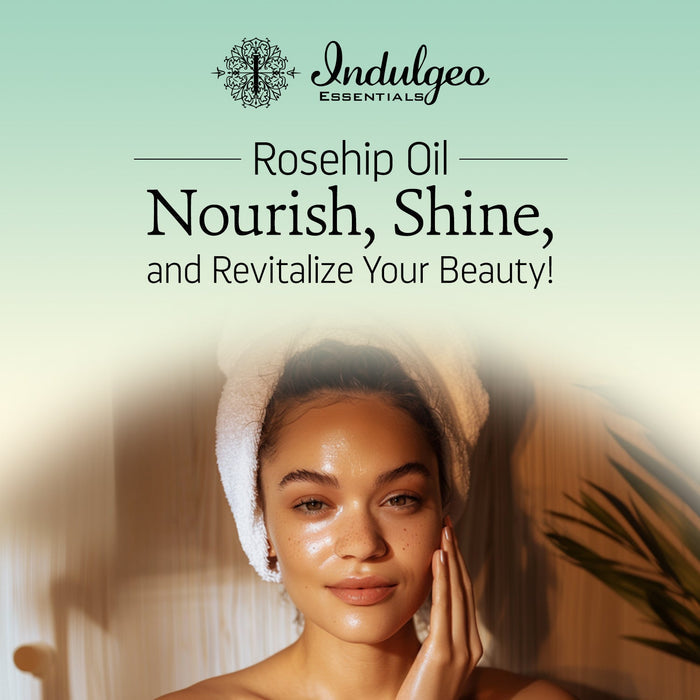 Rosehip Oil - 100% Cold Pressed Oil, Repairs & Brightens, for Oily Skin (30ml)