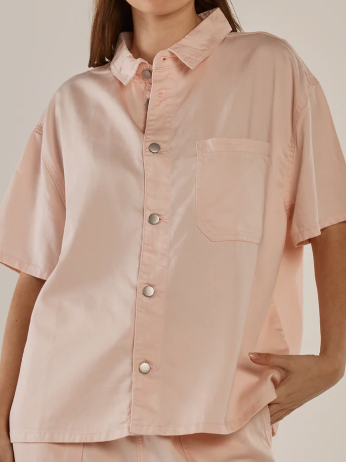 Saffra Short Sleeve Denim Shirt