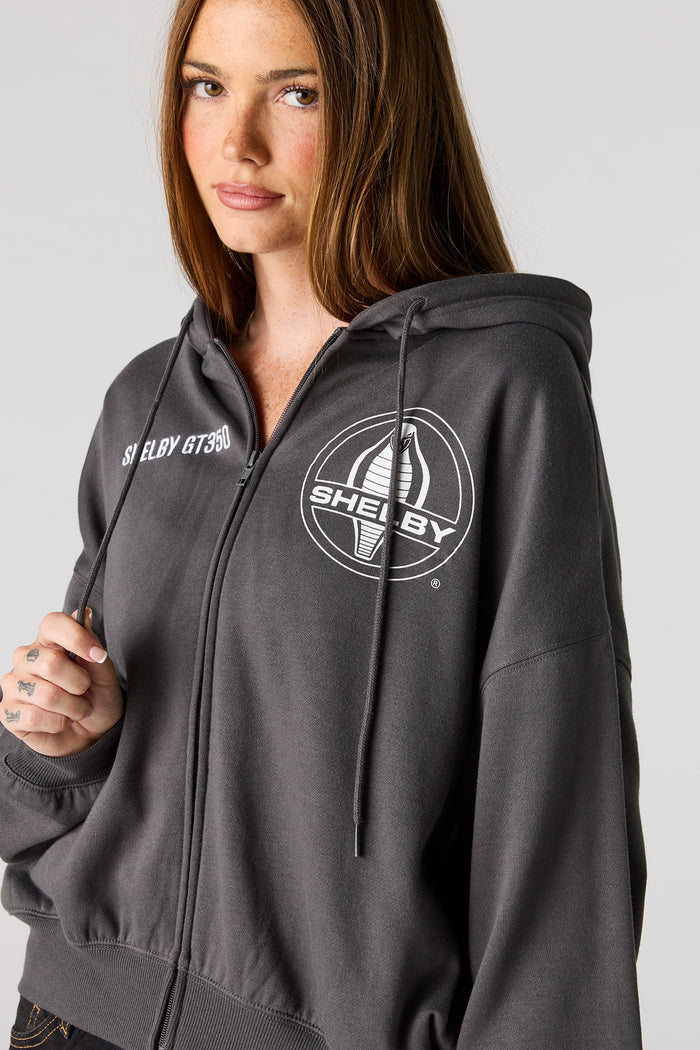 Shelby Cobra Fleece Zip Hoodie