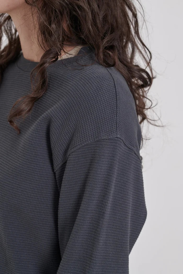 Slate Thermal LS Boxier Trash Tee