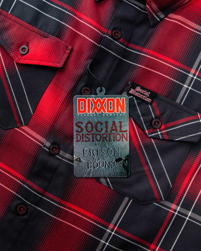 Social Distortion Prison Bound Youth Flannel