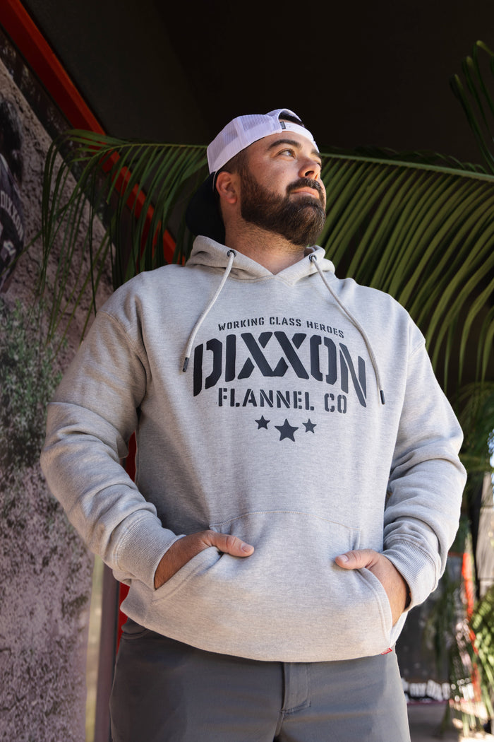 Stencil Black/Grey Hood
