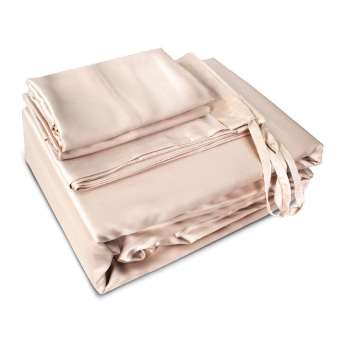KYUSEI HOME Tencel Solid 1000TC Bed Set - Ashen Beige | Isetan KL Online Store