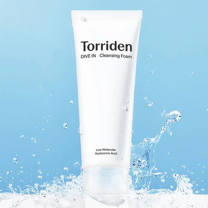 Torriden Dive In Low Molecular Hyaluronic Acid Cleansing Foam 150ml – Cleansing Foam | Korean Skincare Canada - VGLE Beauty