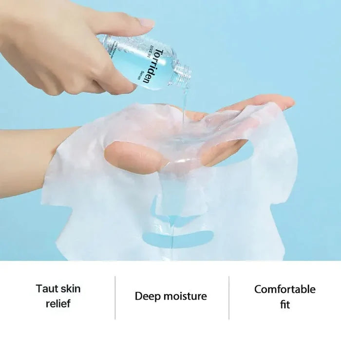 Torriden Dive - In Low Molecule Hyaluronic Acid Mask Sheet (10 Sheets) – Facial Mask | Korean Skincare Canada - VGLE Beauty