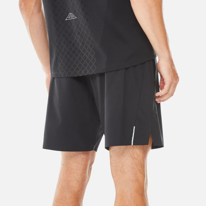 Trailberg Arc Seamless T-Shirt / Shorts Set - Black/Moon Grey