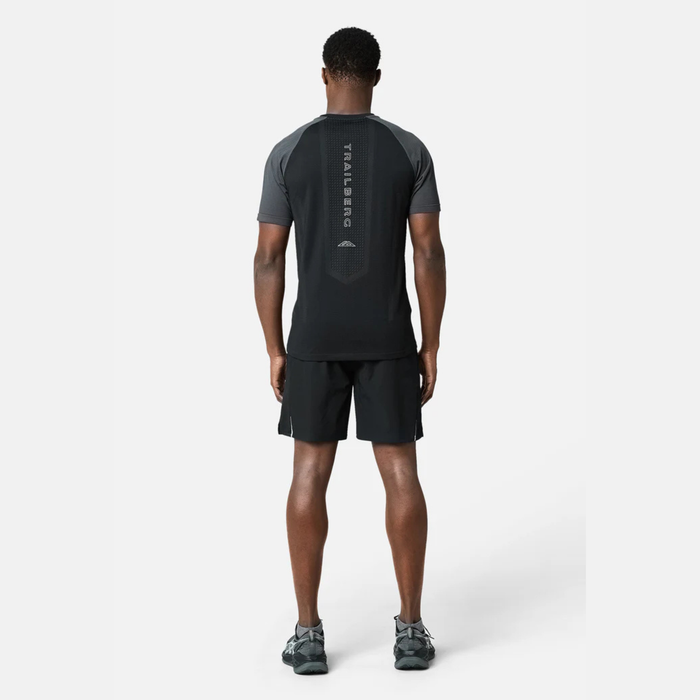Trailberg Rapid Dash Seamless T-Shirt - Black/Volcano Grey