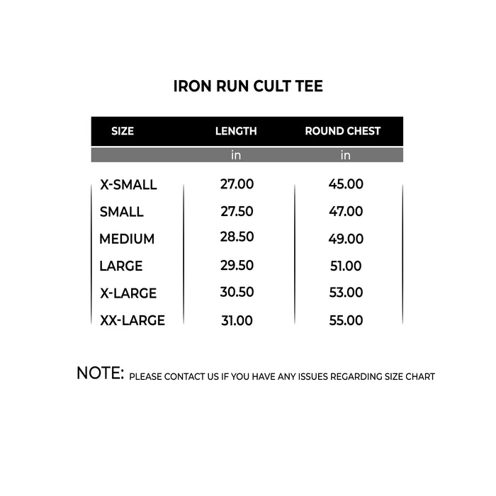 Unisex Iron Run Cult Tee