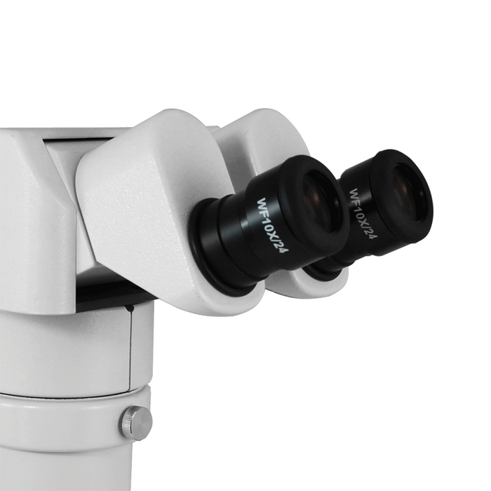 WF 10X Widefield Focusable Plan Microscope Eyepieces, High Eyepoint, 30mm, FOV 24mm, Adjustable Diopter (Pair)