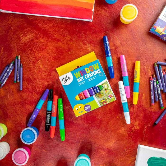 Window Art Crayons 8pc