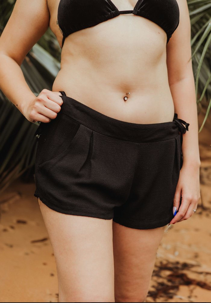 Women's Lounge Shorts - Black