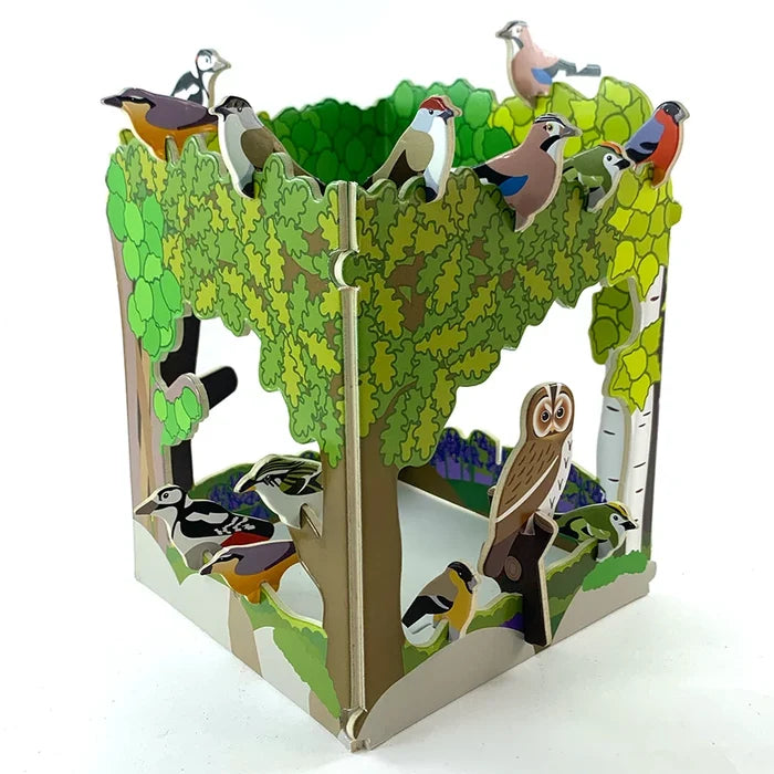 'Woodland Birds' Mini Playset - a sustainably managed playset from Playpress