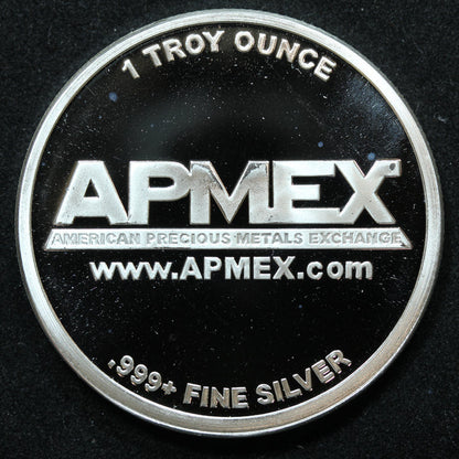1 oz .999 Fine Silver APMEX Silver Eagle Round Unsealed