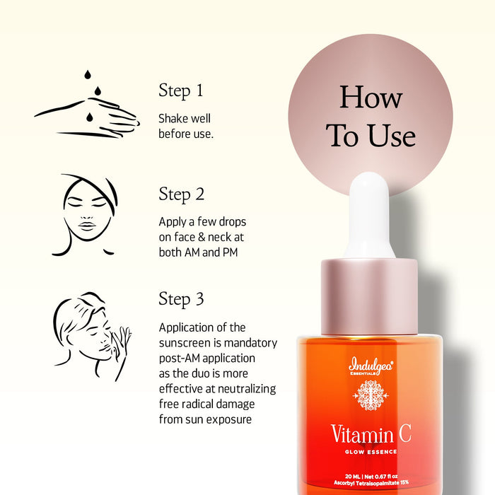 15% Vitamin C Glow Essence For Brighter & Even Skin Tone