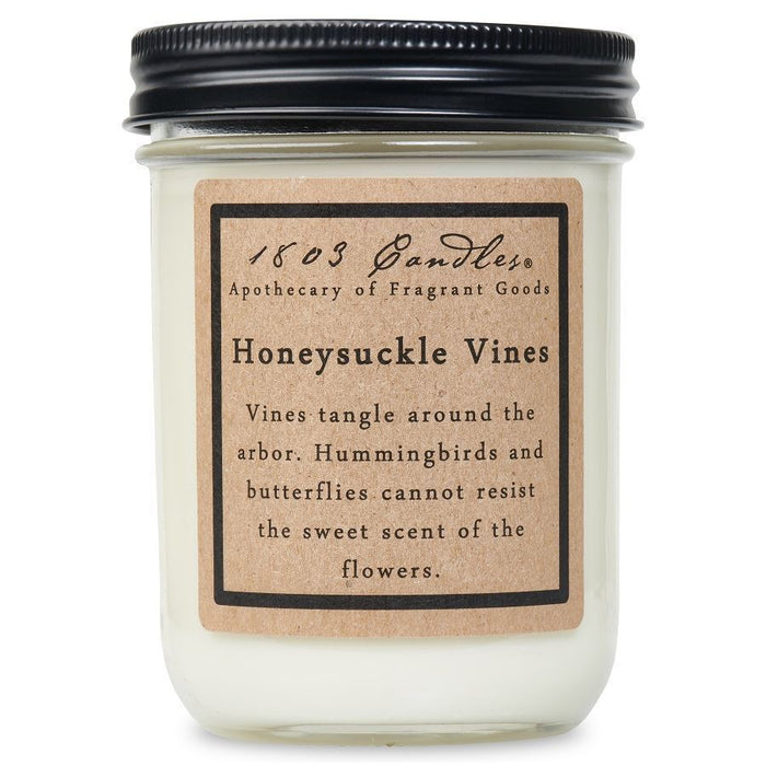 1803 Candle - Honeysuckle Vines - 14 oz. Glass Jar