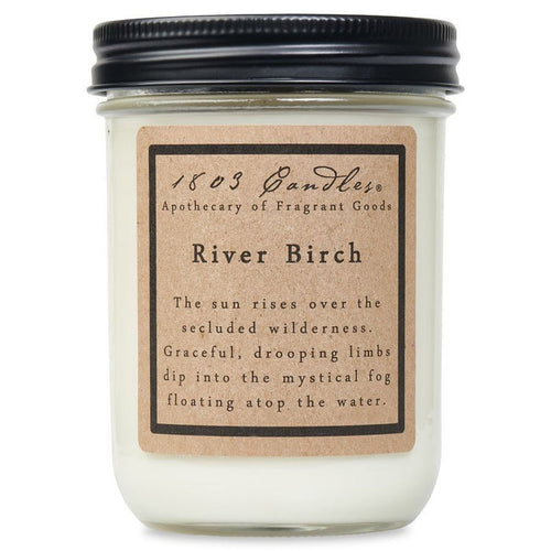 1803 Candle - River Birch - 14 oz. Glass Jar