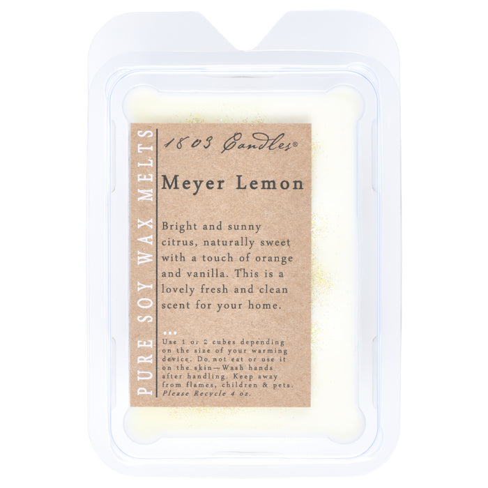 1803 Wax Melters - 4 oz. Pure Soy Wax - Meyer Lemon