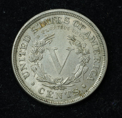 1889 5c Liberty V Nickel Five Cent Coin