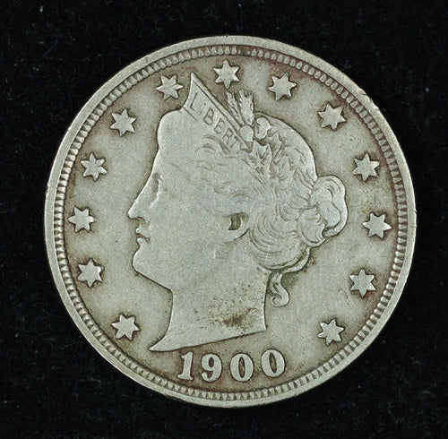 1900 5c Liberty V Nickel Five Cent Coin