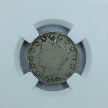 1912 S (San Francisco) Liberty Head V Nickel 5c - NGC VG10