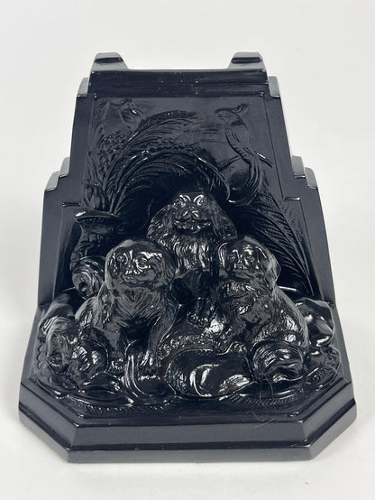 1920s Art Deco Pekingese Dog Bookends
