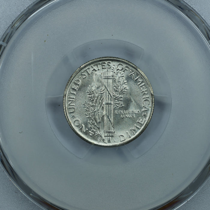 1944 S (San Francisco) Mercury Dime 10c - PCGS MS66