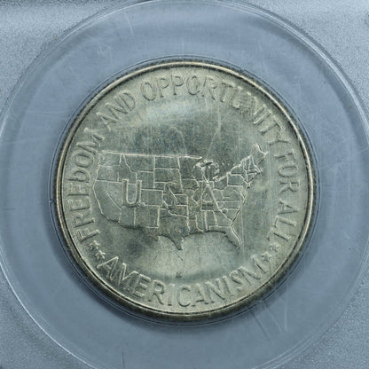 1954 S (San Francisco) Washington Carver Half Dollar 50c Commem. - PCGS MS64 Rattler