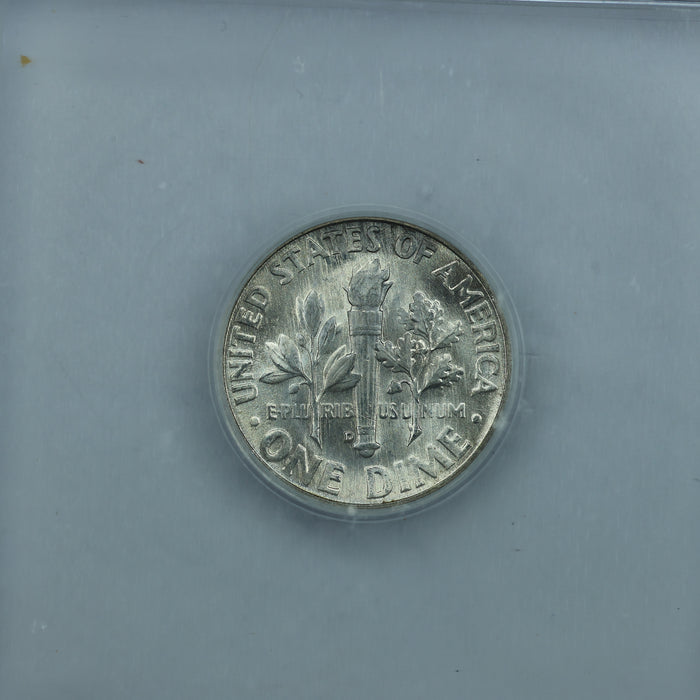 1960 D (Denver) Roosevelt Dime 10c - ICG Brilliant Uncirculated BU