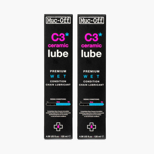2 x C3 Wet Weather Lube 120ml