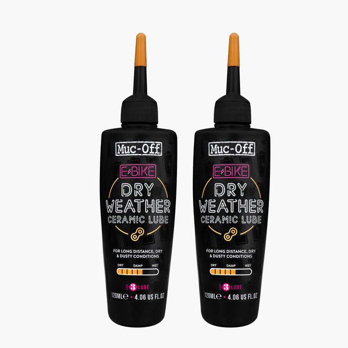 2 x eBike Dry Weather Lube 120ml