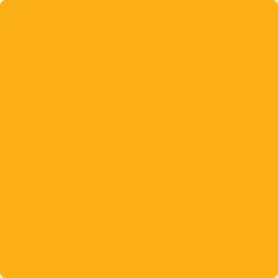 2020-10: Bumble Bee Yellow  a paint color by Benjamin Moore avaiable at Clement's Paint in Austin, TX.