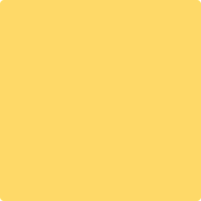 2020-40: Raincoat Yellow  a paint color by Benjamin Moore avaiable at Clement's Paint in Austin, TX.