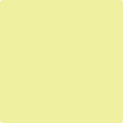 2025-50: Lemon Freeze  a paint color by Benjamin Moore avaiable at Clement's Paint in Austin, TX.