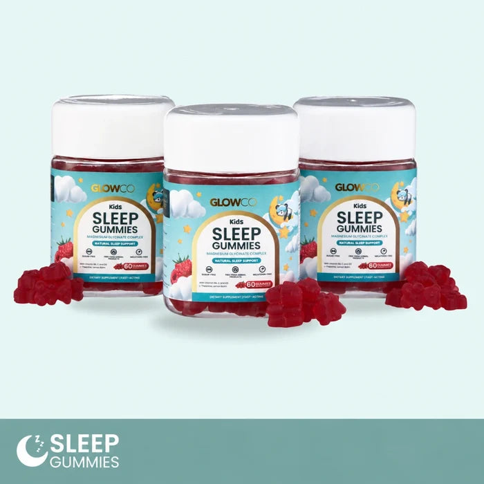 3 Bottles Glowco Kids Sleep Gummies
