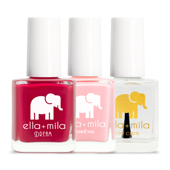 3-pack: Bad Obsession, Pucker Up and In a Rush quick-dry top coat – ella+mila