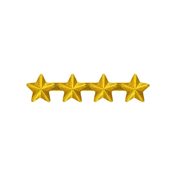 3/16" Four Gold Star Device Devices / Attachments
