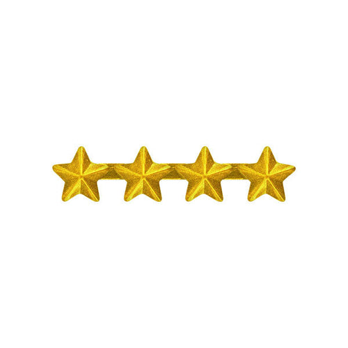 3/16" Four Gold Star Device Devices / Attachments