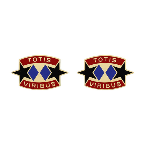 3rd Support Brigade Unit Crest (Totis Viribus) Army Unit Crests