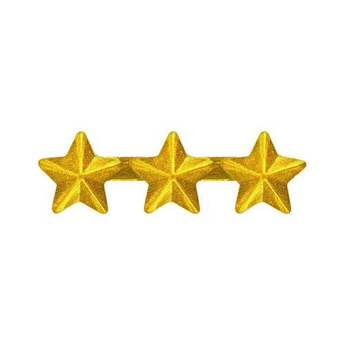 5/16" Triple Gold Star Device Devices / Attachments
