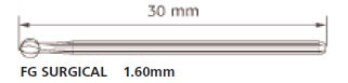 702    [a pack of 10 or 100] Taper Fissure - Cross Cut Operative & Surgical Carbide Burs