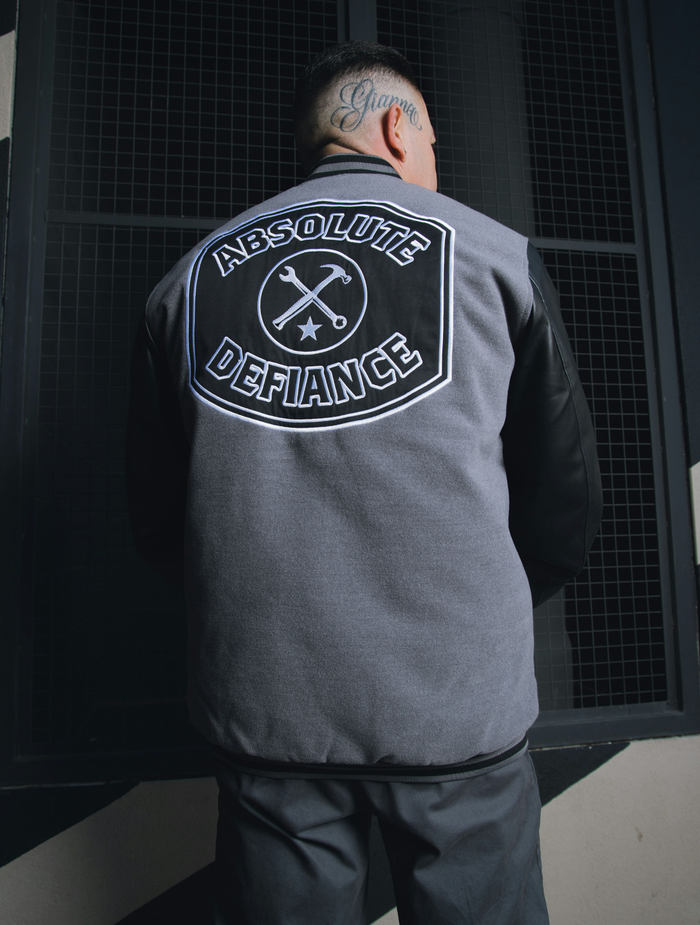 Absolute Defiance Wool Varsity Jacket
